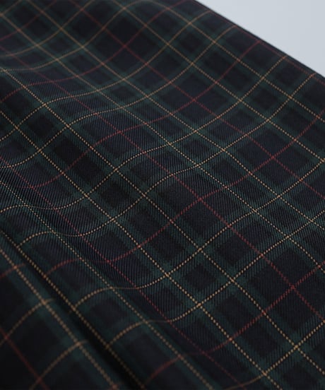 #-21 Seamless classic check pants (Green)