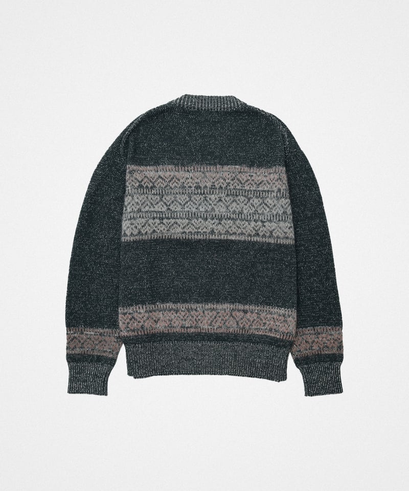 【新品未使用限定値下】Heart Fair Isle Knit Pullover 2025AW 先行予約】#-68 Fair isle pattern jacquard kn
