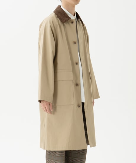 #-53 Ventile gabardine 2way railway coat (Beige)