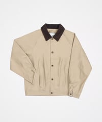 #-45 Ventile gabardine 2way blouson (Beige)