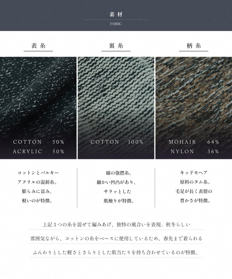 68 Fair isle pattern jacquard knit (Green) |