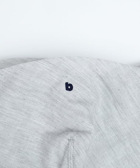 "UNFOLK CLASSIC" Banshu double gauze bias cut hoodie