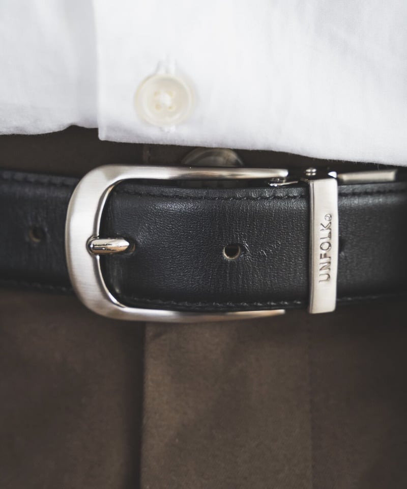 02 Reversible leather belt | UNFOLK