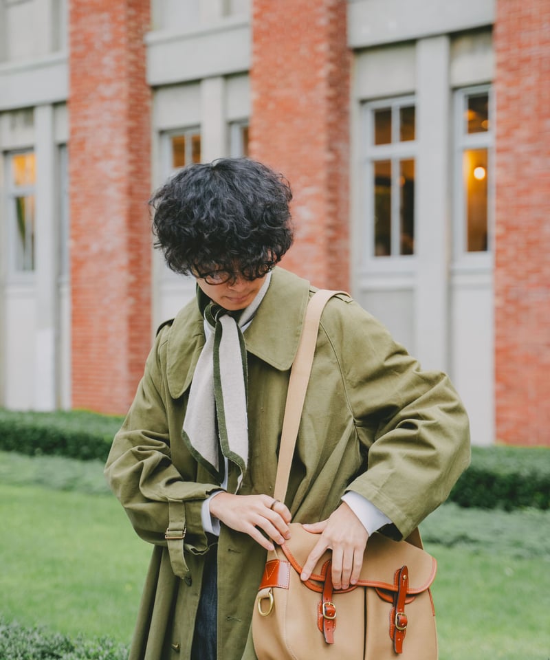 29 U-brid wool muffler scarf (Green) | UNFOLK