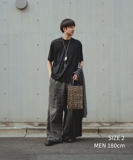 #-62 Silk cotton luxury tshirt (Black)