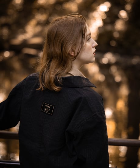 “UNFOLK CLASSIC” Enshu wool mix sashiko style blouson