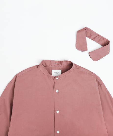 #-44 EX. 2way detachable collar shirt onepiece
