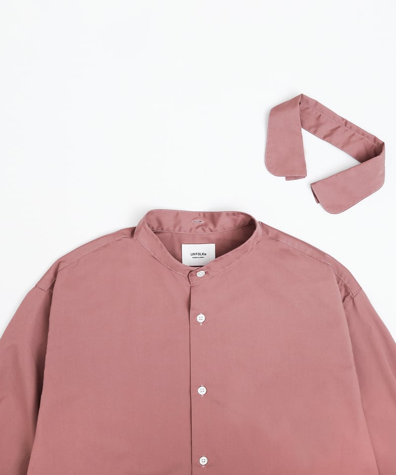 44 EX. 2way detachable collar shirt onepiece