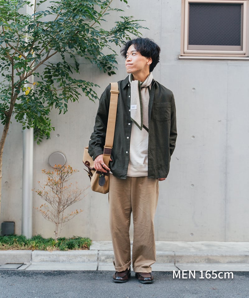 29 U-brid wool muffler scarf (Green) | UNFOLK