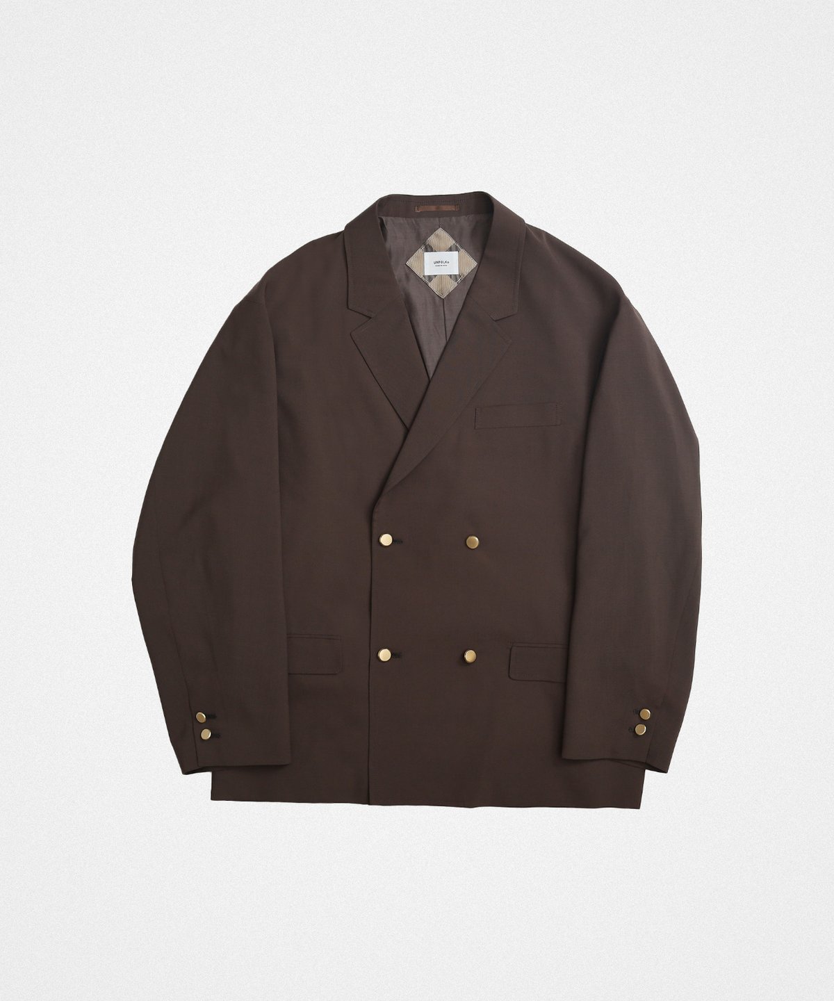 22 4B relax double blazer (Brown) | UNFOLK 22 4B relax double blazer (Brown) | UNFOLK