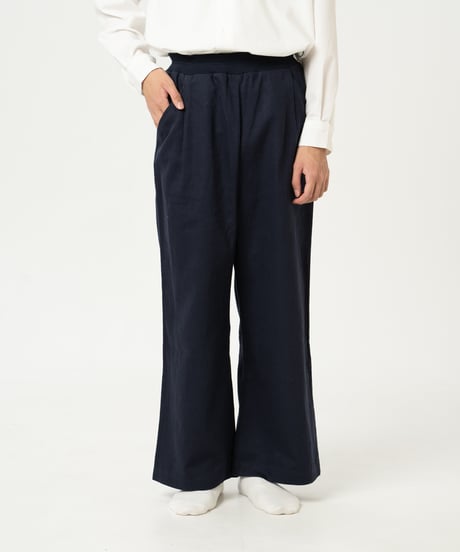 "UNFOLK CLASSIC" Banshu cotton linen relax pants