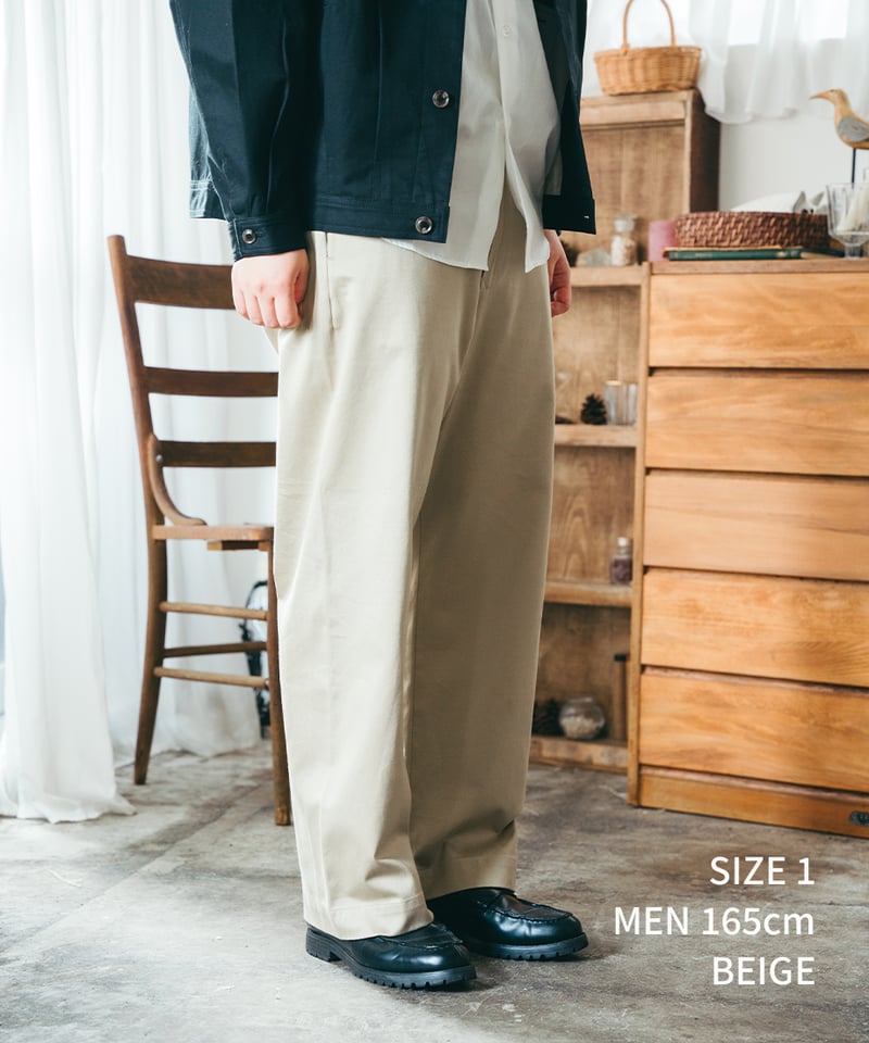 【UNFOLK】Seamless west point chino pants 38 Seamless west point chino pants (Black) |