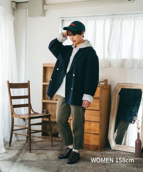 "UNFOLK CLASSIC" Banshu double gauze bias cut hoodie