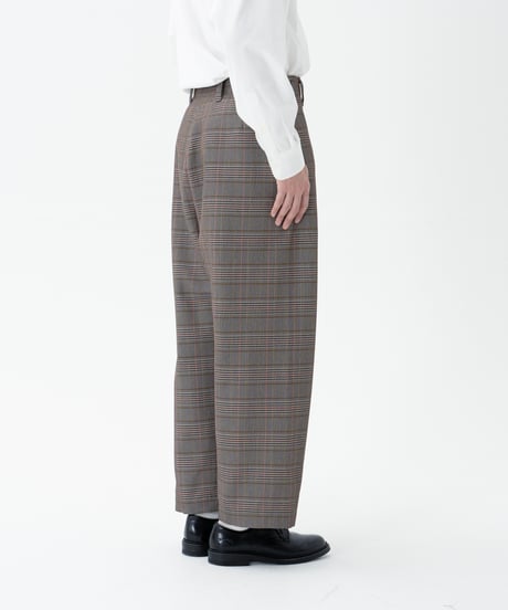 #-54 Seamless classic check pants (Beige)