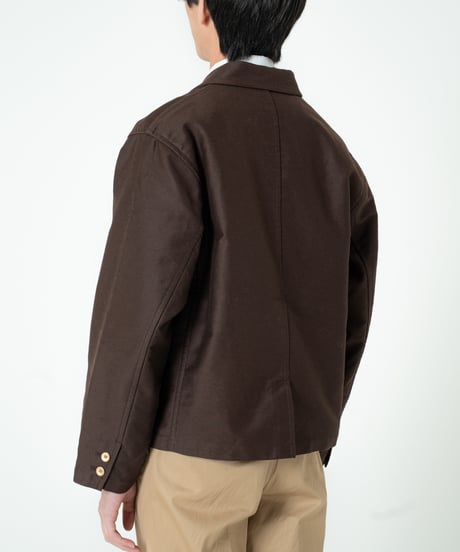 #-67 3B cotton moleskin single jacket