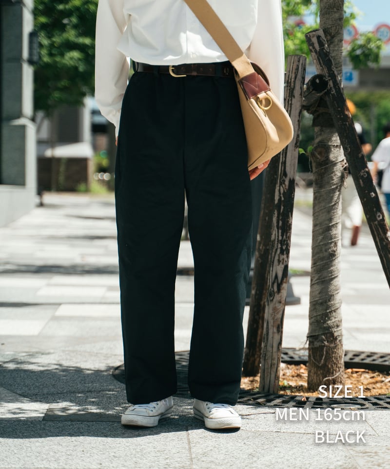 38 Seamless west point chino pants (Black) |