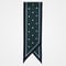 #-59 Hand print silk scarf (Green)