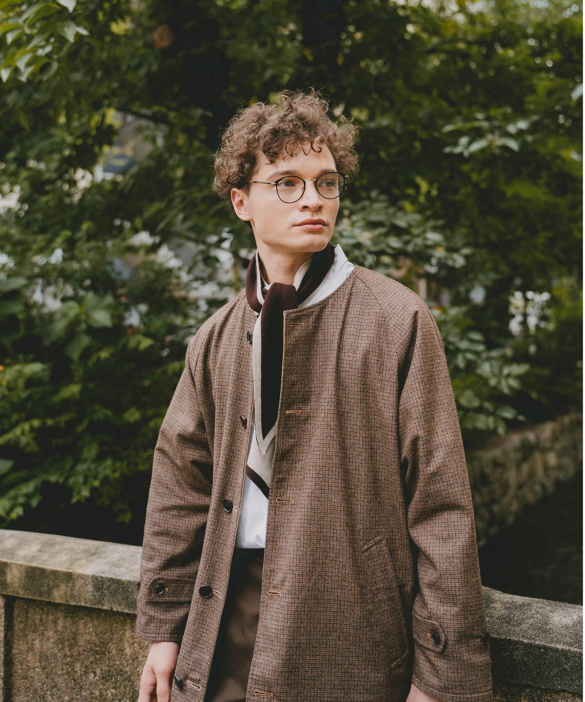 27 Reversible nocollar coat | UNFOLK
