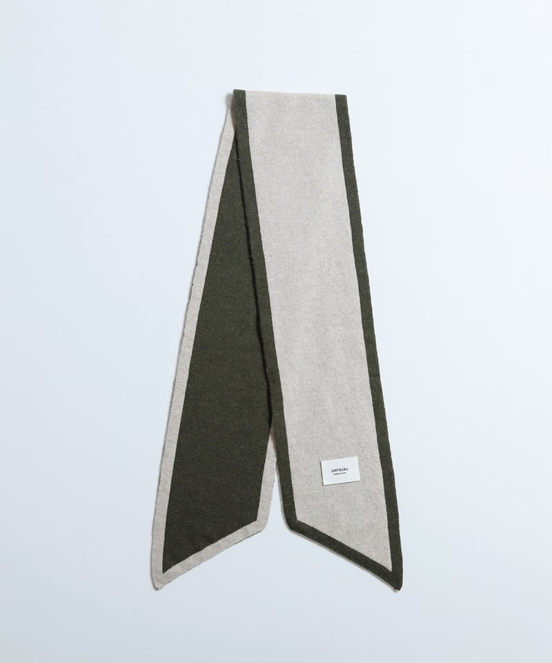29 U-brid wool muffler scarf (Green) | UNFOLK