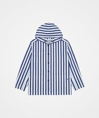 "UNFOLK CLASSIC" Banshu shuttle stripe shirt jacket