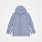 \"UNFOLK CLASSIC\" Banshu shuttle stripe shirt jacket