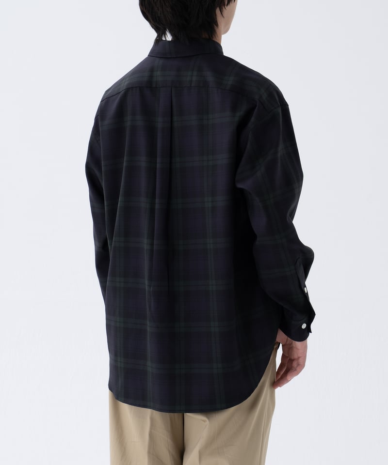 トップス Unfolk 2way detachable collar shirt Navy 61 2way