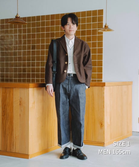 #-67 3B cotton moleskin single jacket