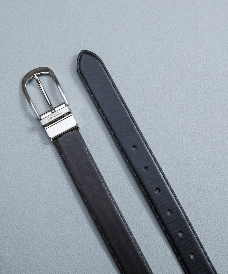02 Reversible leather belt | UNFOLK