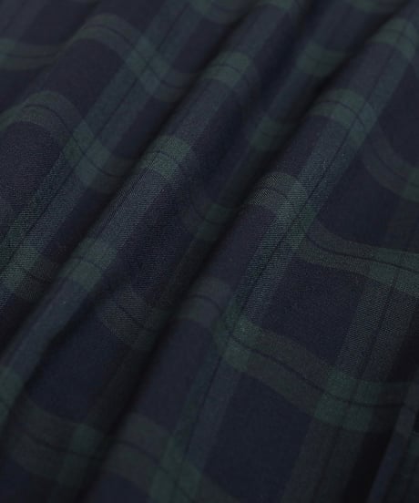 #-36 Seamless classic check slacks (Green)