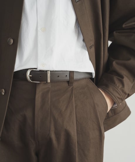 #-02 Reversible leather belt