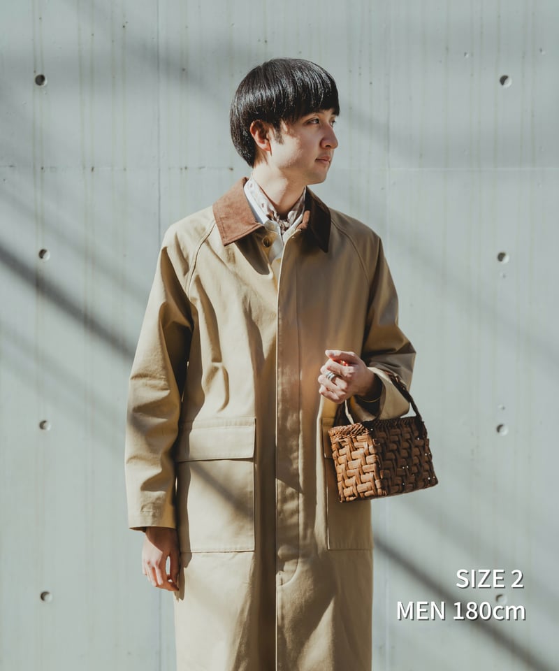 53 Ventile gabardine 2way railway coat (Beige