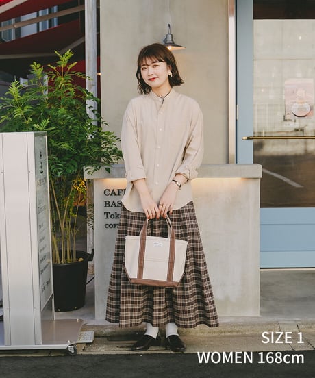 #-15 2way detachable collar shirt (Beige)