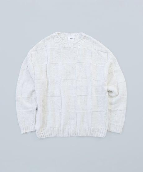 #-01 Blocking hand knit