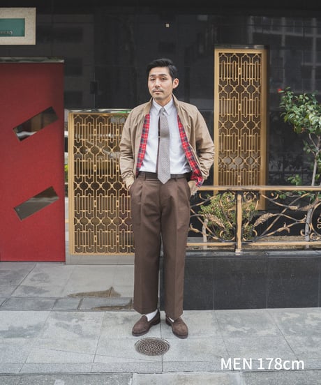 #-03 Ventile gabardine 2tuck pants