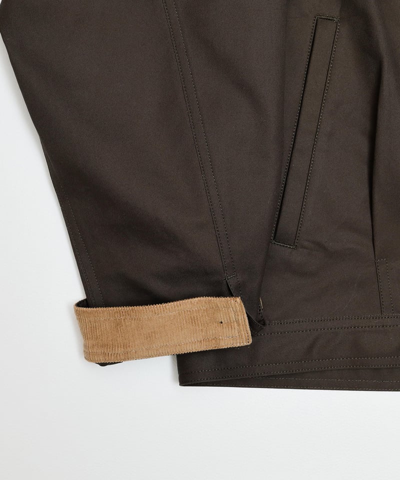 45 Ventile gabardine 2way blouson (Khaki) | U