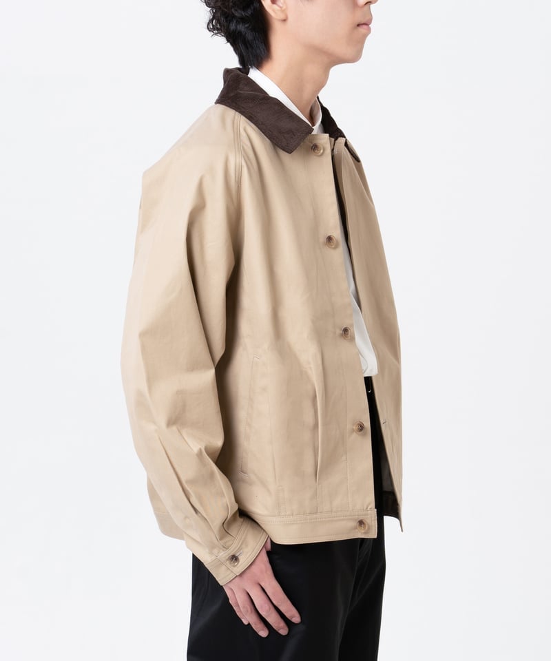 ブルゾン LS Gabardine Blouson Beige 45 Ventile gabardine 2way blouson (Beige) | U