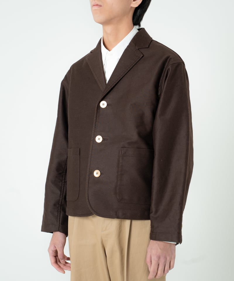 67 3B cotton moleskin single jacket | UNFOLK