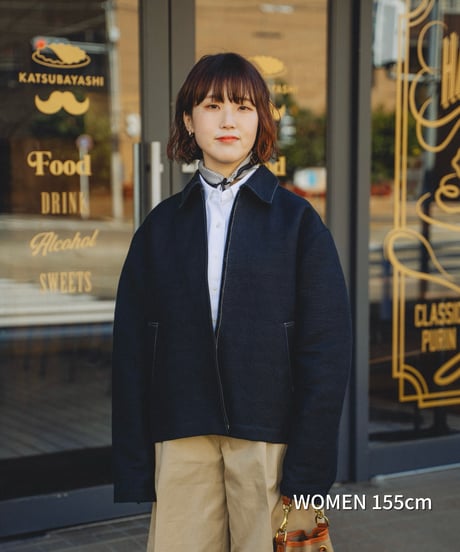 “UNFOLK CLASSIC” Enshu washi cotton cutting design blouson