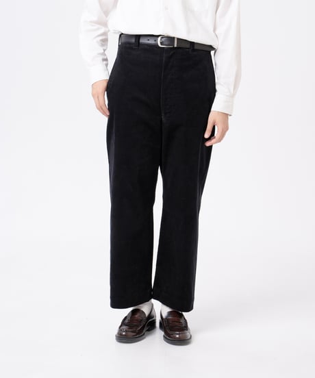 #-46 Seamless 14w corduroy pants (Black)