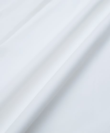 #-60 2way detachable collar short sleeve shirt (White)