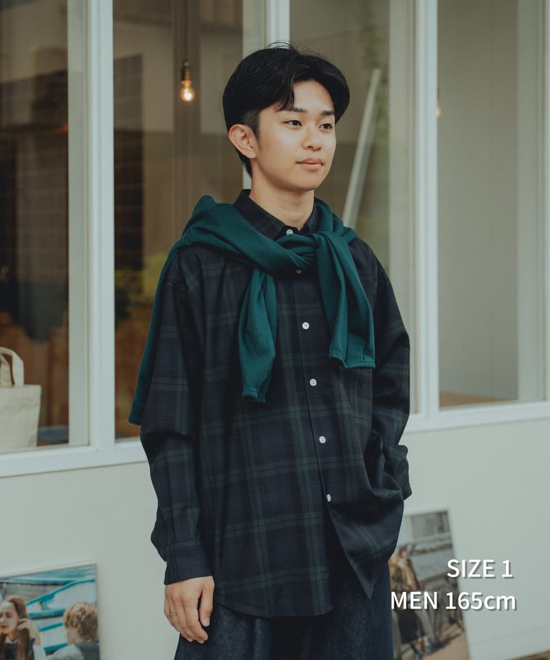 2025AW 先行予約】#-66 2way detachable collar wool c
