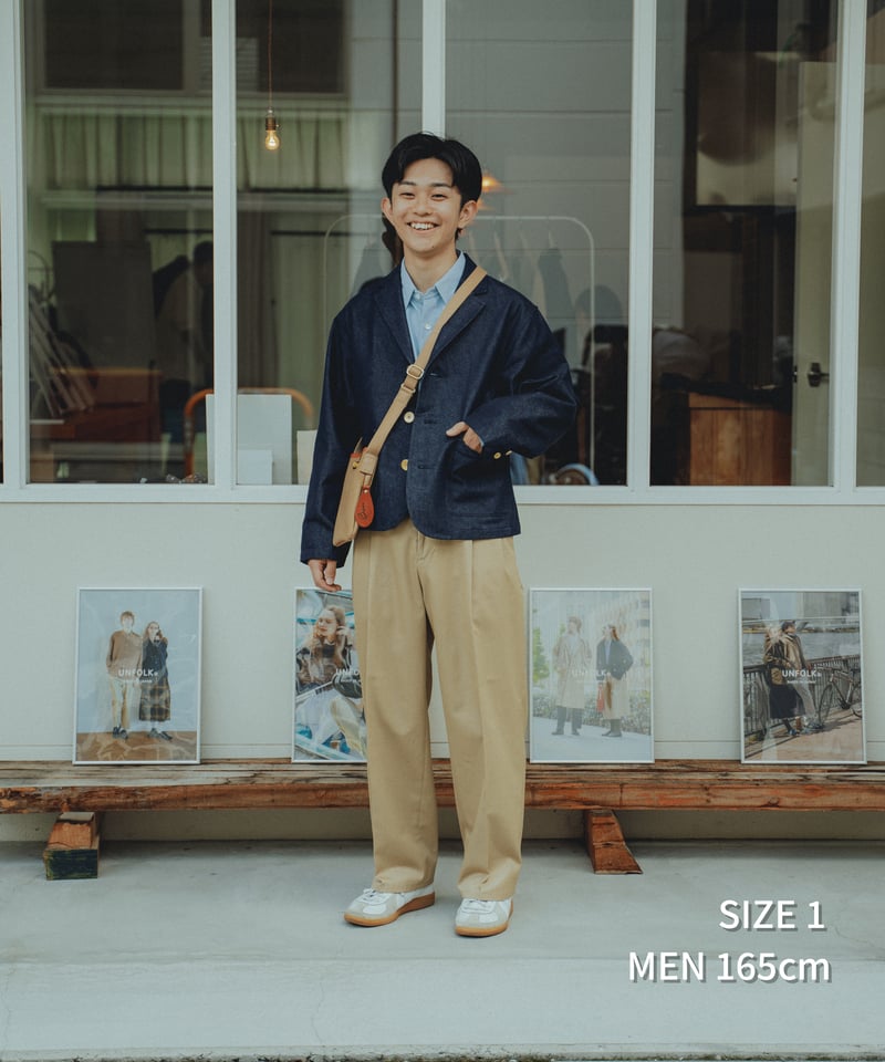 DENIMDUNGAREE ピーコート　ジャケット　160 DENIM DUNGAREE 【デニムダンガリー】 – tagged 