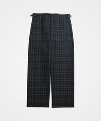 #-21 Seamless classic check pants (Green)