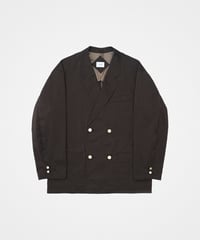 #-55 4B Seersucker double blazer (Brown)