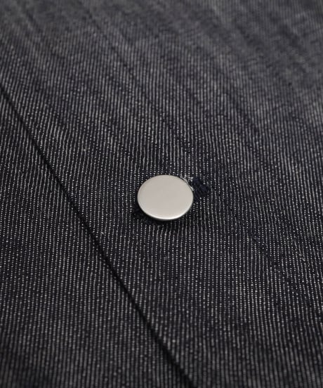 #-32 Rigid denim nocollar blouson (Indigo)