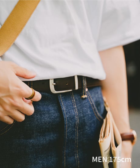 #-02 Reversible leather belt