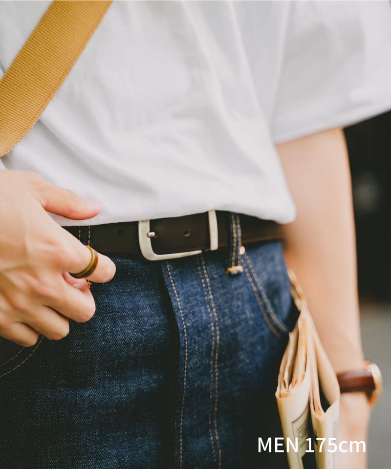 02 Reversible leather belt | UNFOLK