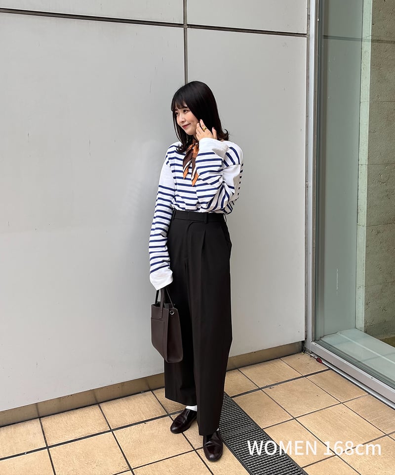 2026SS 先行予約】#-00 Hand print silk scarf (Brown)