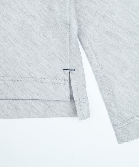 "UNFOLK CLASSIC" Banshu double gauze bias cut hoodie