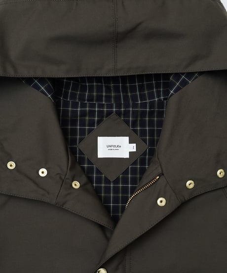 #-52 Memory twill classic mountain parka (Green)